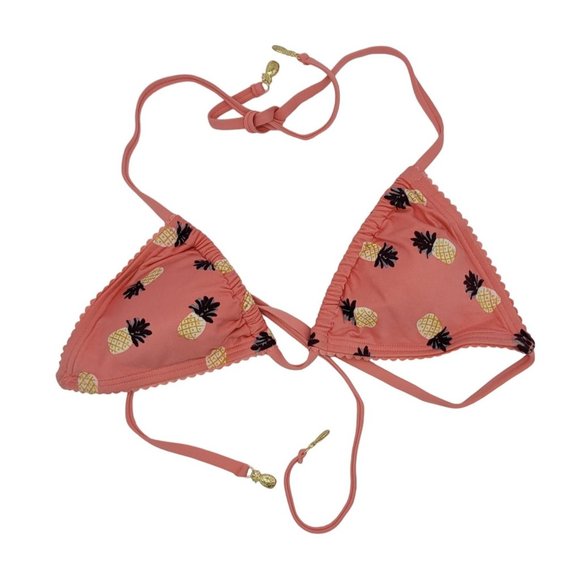 kate spade Other - Kate Spade pineapple padded triangle bikini top